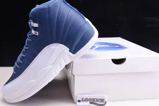 Reps TBK 12 Air Retro Blue 130690-404 Stone Jordan 0422